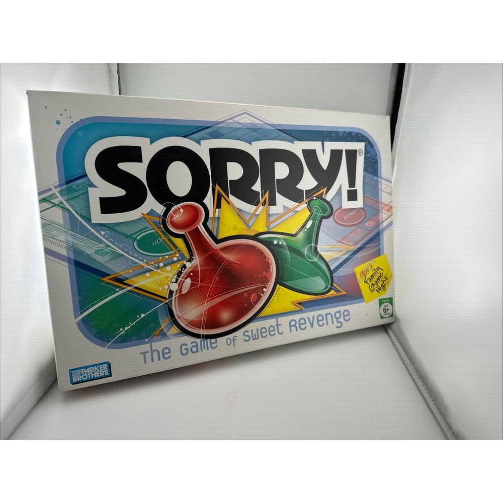 Parker Brothers Sorry! Board Game Complete Classic Strategy 0073000003906